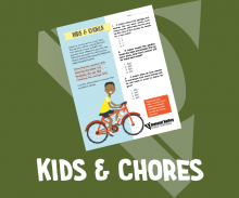 Kids and Chores - Youth Credit Union Month - Activity Sheet