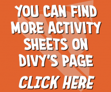 You Can Find More Activity Sheets on Divy's Page! Click Here!