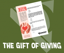 The Gift of Giving - Youth Credit Union Month - Activity Sheet